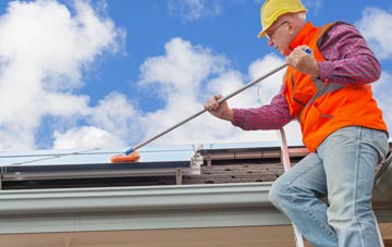 Poundbury soft wash roof cleaning
